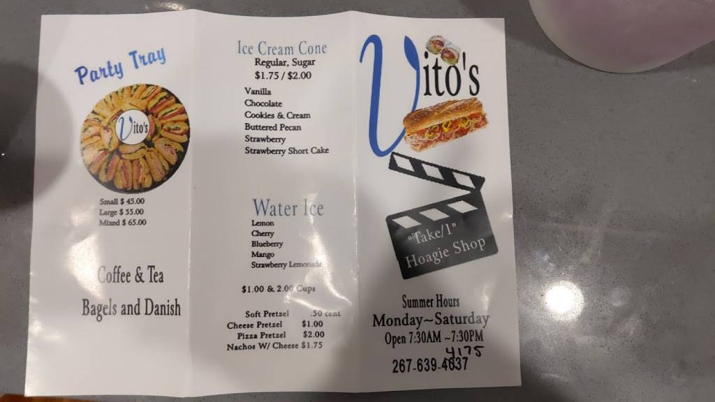 Vitos | restaurant | 1354 S Corlies St, Philadelphia, PA 19146, USA | 2676394175 OR +1 267-639-4175