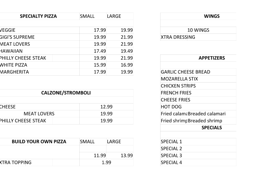 Pizzeria La Florencia | restaurant | 211 S Ocean Blvd unit C, Myrtle Beach, SC 29577, USA | 8434484828 OR +1 843-448-4828