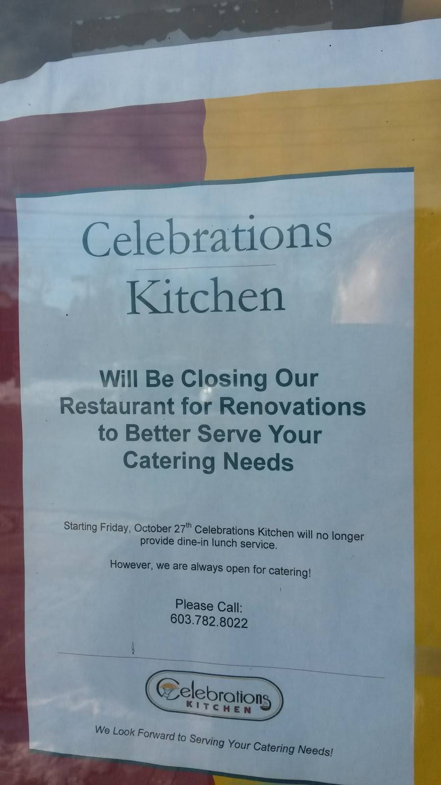 Celebrations Kitchen | restaurant | 1017 Second St, Manchester, NH 03102, USA | 6037828022 OR +1 603-782-8022