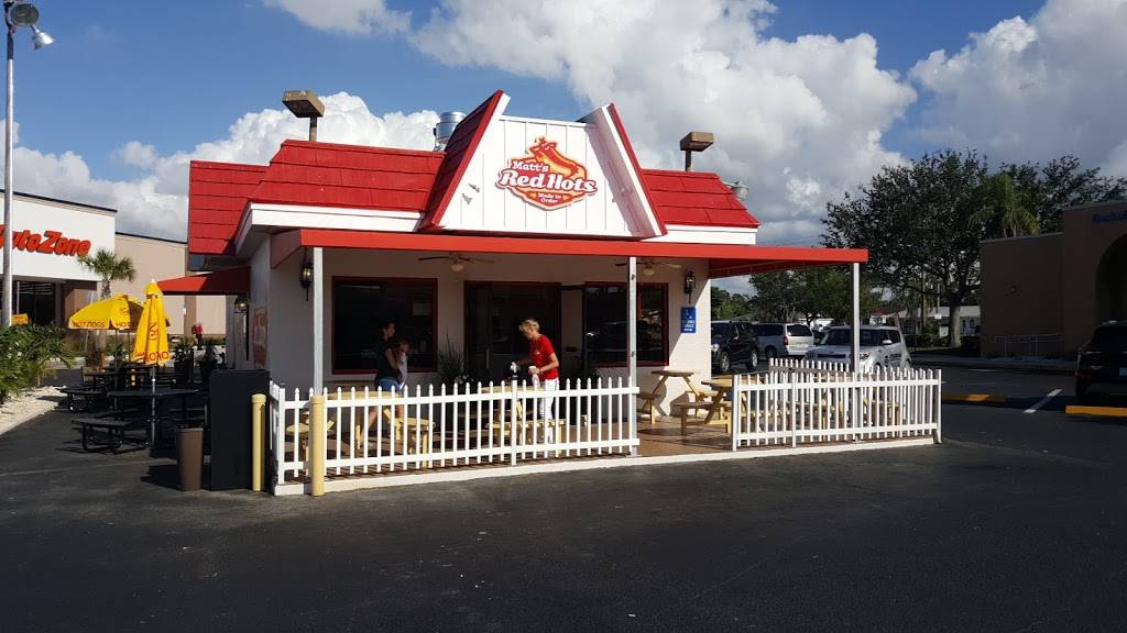 Matts Red Hots | restaurant | 18911 S Tamiami Trail #24, Fort Myers, FL 33908, USA | 2397918036 OR +1 239-791-8036