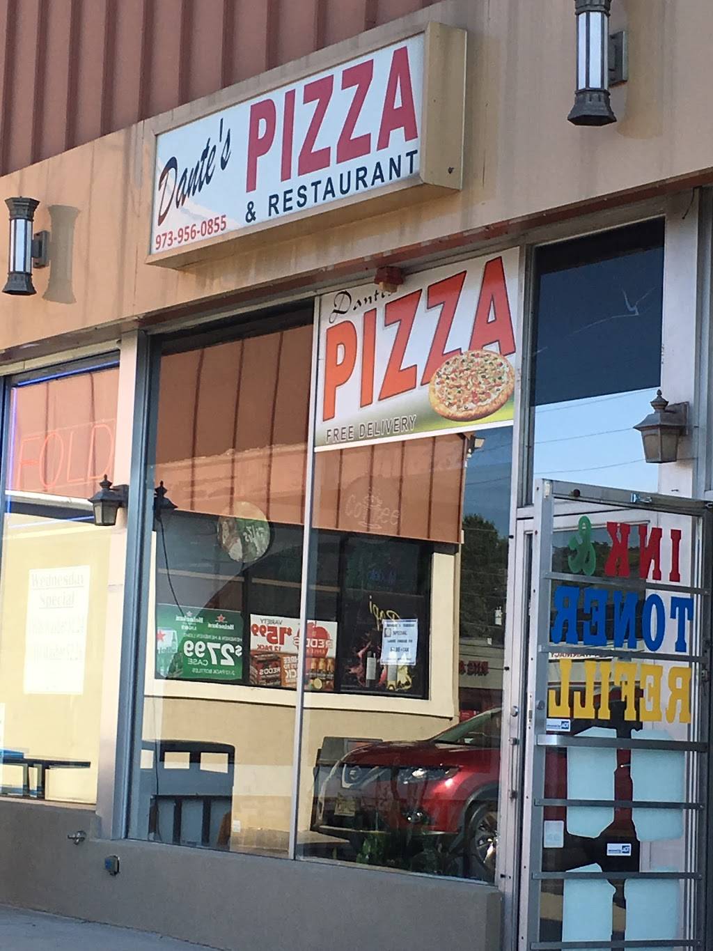 Dantes Pizza & Restaurant | restaurant | 408 Haledon Ave, Haledon, NJ 07508, USA | 9739560855 OR +1 973-956-0855