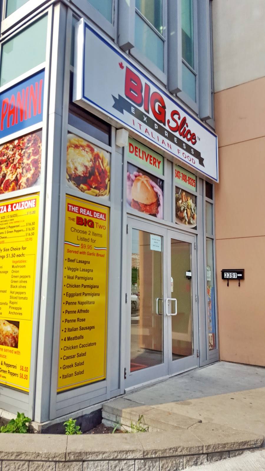Big Slice (Bloor & Islington) | restaurant | 3391 Bloor St W, Etobicoke, ON M8X 1G3, Canada | 6477488325 OR +1 647-748-8325