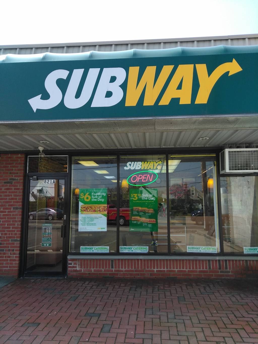 Subway Restaurants | restaurant | 821 Hempstead Turnpike, Elmont, NY 11003, USA | 5166166200 OR +1 516-616-6200