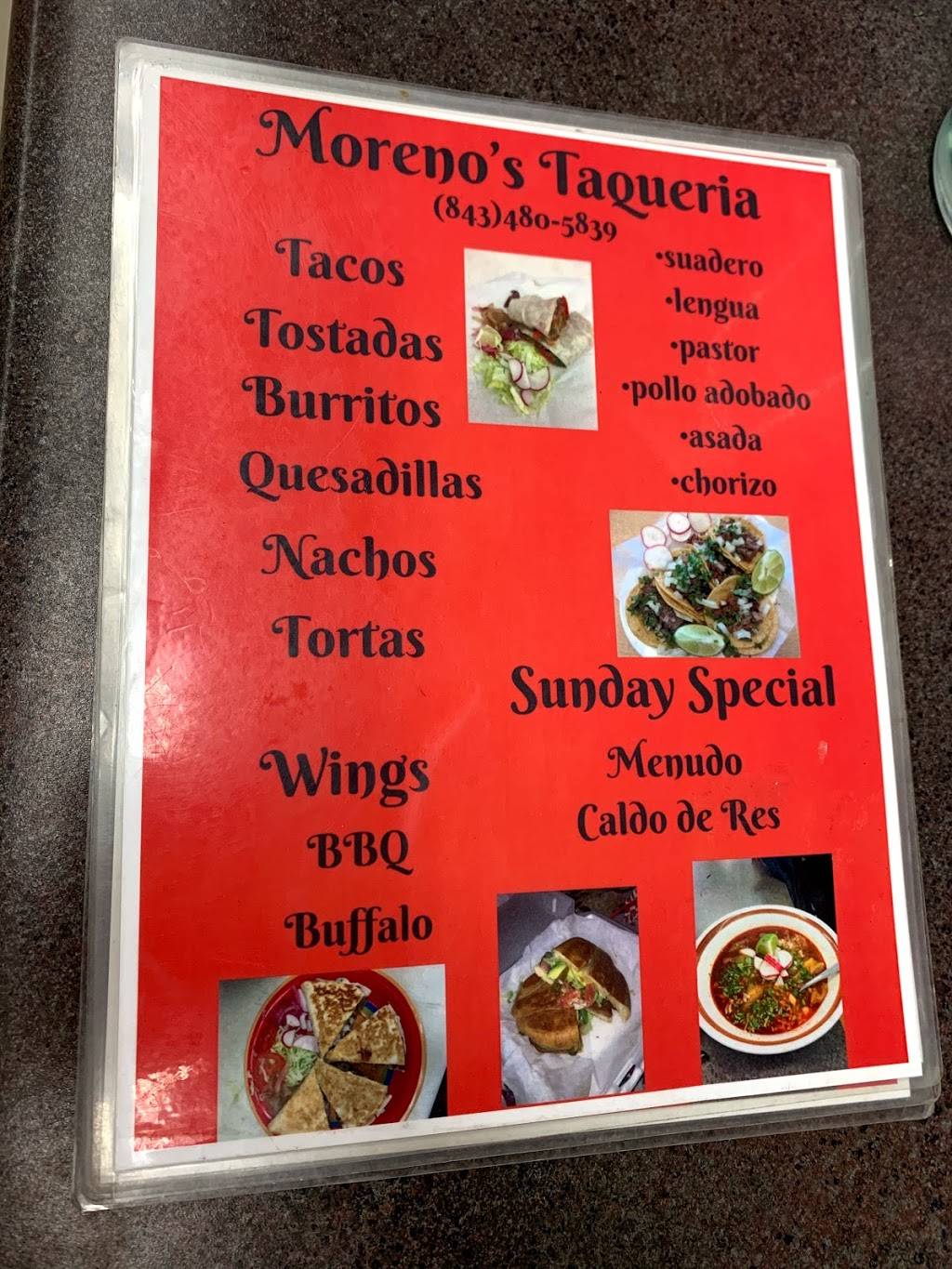 Morenos taqueria | restaurant | 6550 Rivers Ave, North Charleston, SC 29406, USA | 8433649640 OR +1 843-364-9640