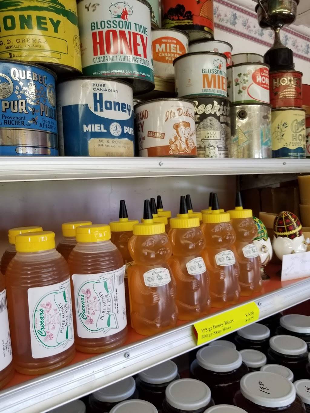 Crerars Honey | restaurant | 8214 Bank St, Vernon, ON K0A 3J0, Canada | 6138212133 OR +1 613-821-2133