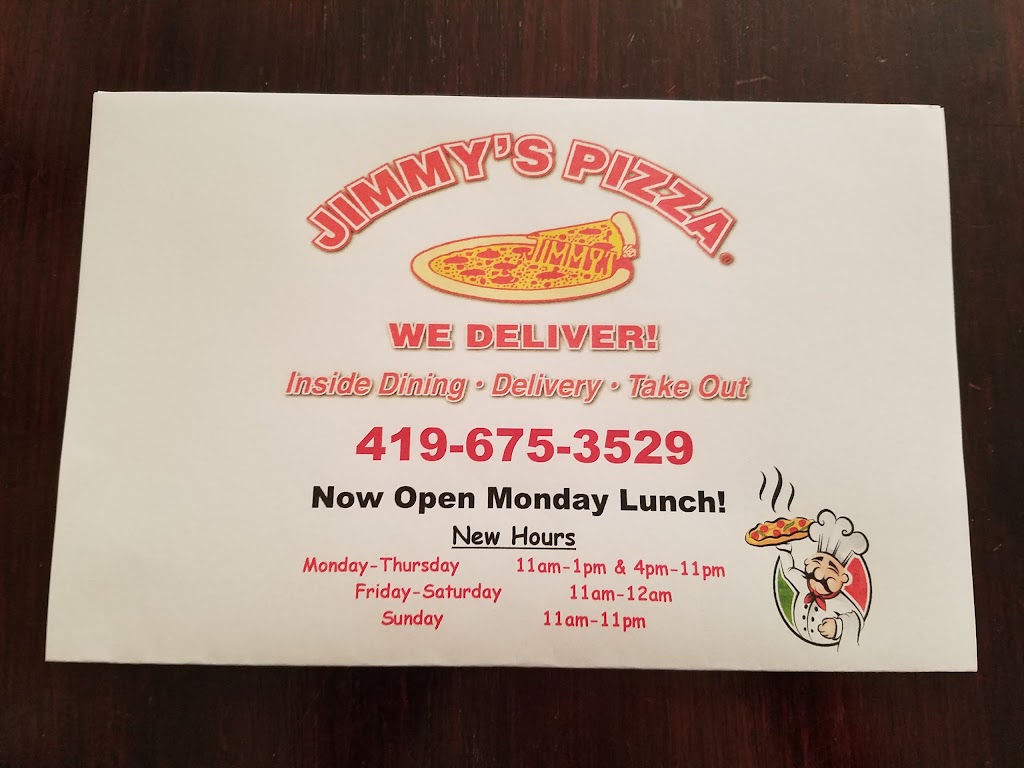 Jimmys Pizza | restaurant | 30 W Franklin St, Kenton, OH 43326, USA | 4196753529 OR +1 419-675-3529