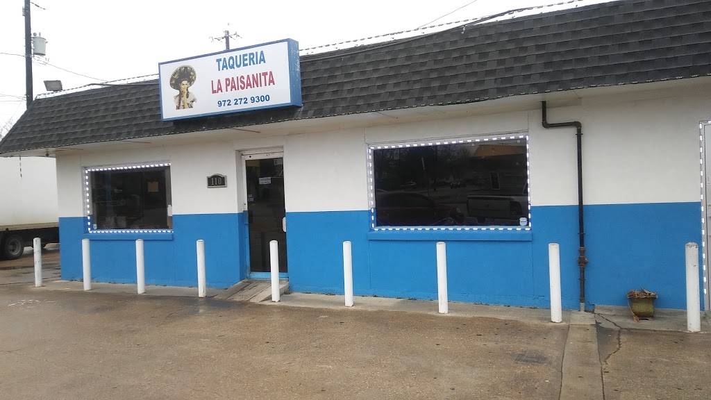 La Paisanita Taqueria | restaurant | 110 N 1st St, Garland, TX 75040, USA | 9722729300 OR +1 972-272-9300