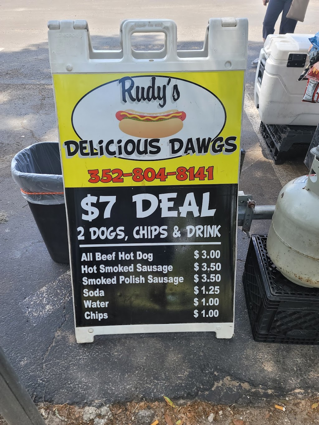 Rudys Delicious Dawgs | meal takeaway | 6041 SE Abshier Blvd, Belleview, FL 34420, USA | 3528048141 OR +1 352-804-8141