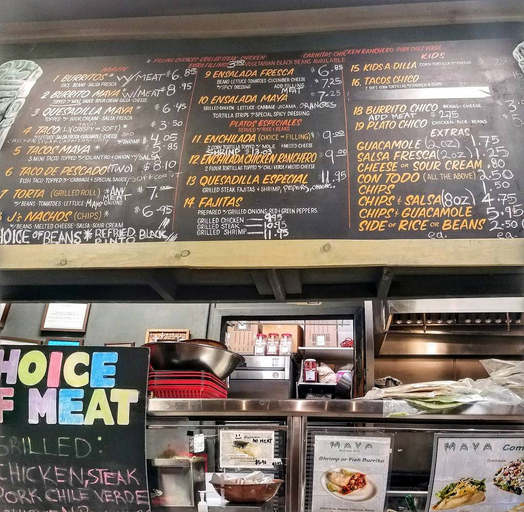 Maya Mexican Grill | restaurant | 74 Moraga Way, Orinda, CA 94563, USA | 9252589049 OR +1 925-258-9049