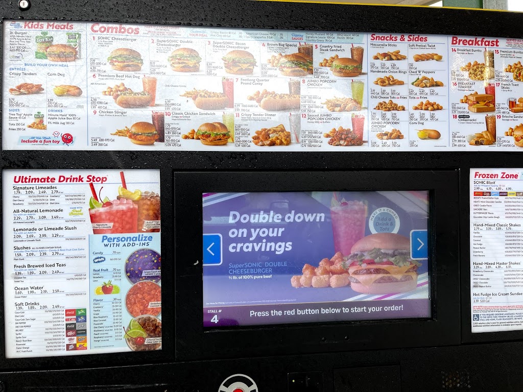 Sonic Drive-In | restaurant | 248 Sun Rd, Delhi, LA 71232, USA | 3188789661 OR +1 318-878-9661