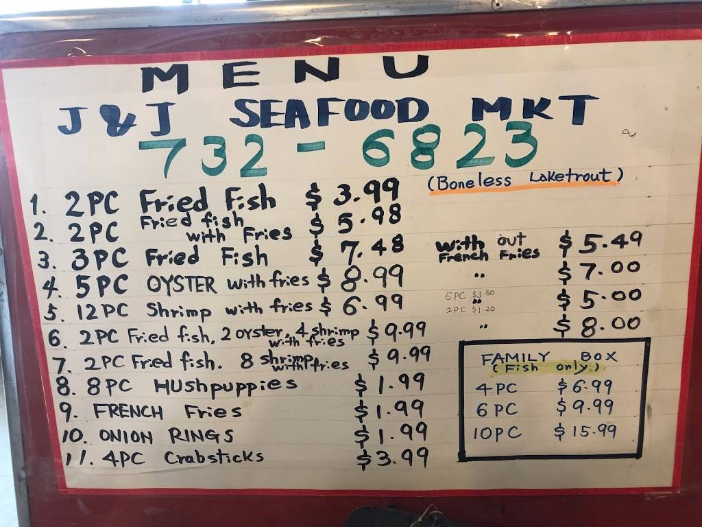 J & J Seafood Market | meal takeaway | 2034 S Sycamore St, Petersburg, VA 23805, USA | 8047326823 OR +1 804-732-6823