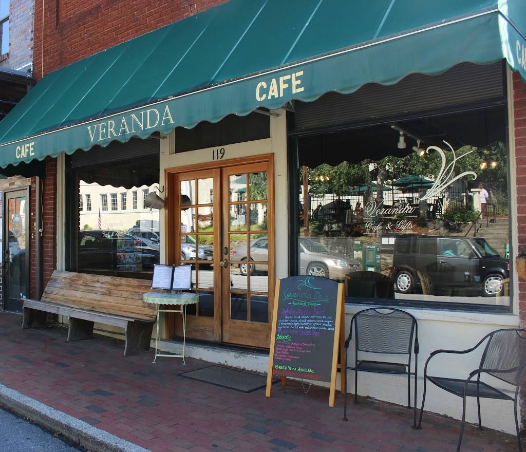 Veranda Cafe & Gift | restaurant | 119 Cherry St, Black Mountain, NC 28711, USA | 8286698864 OR +1 828-669-8864