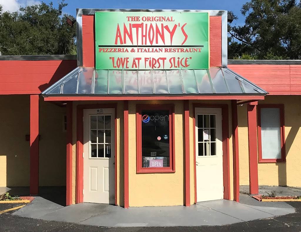 The Original Anthonys Pizza | restaurant | 6870, 827 S Woodland Blvd, DeLand, FL 32720, USA | 3862797306 OR +1 386-279-7306