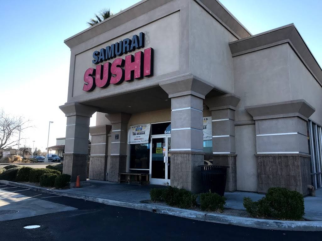 Samurai Sushi 2 | restaurant | 15550 Main Street #D-18, Hesperia, CA 92345, USA | 7609482928 OR +1 760-948-2928