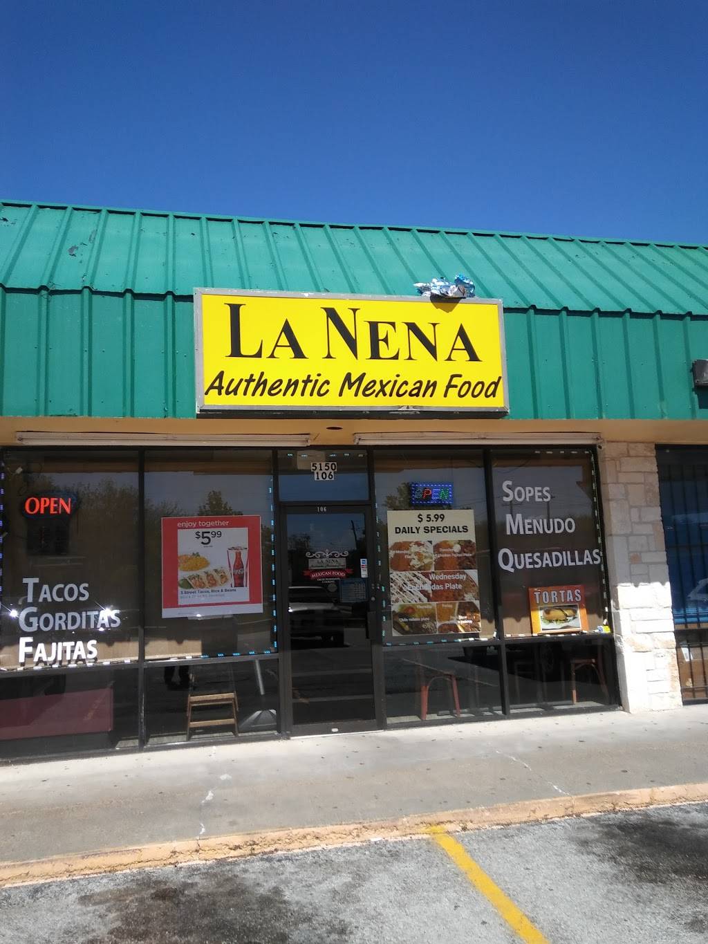 La Nena | restaurant | 5150 Duck Creek Dr #106, Garland, TX 75043, USA | 9723035689 OR +1 972-303-5689
