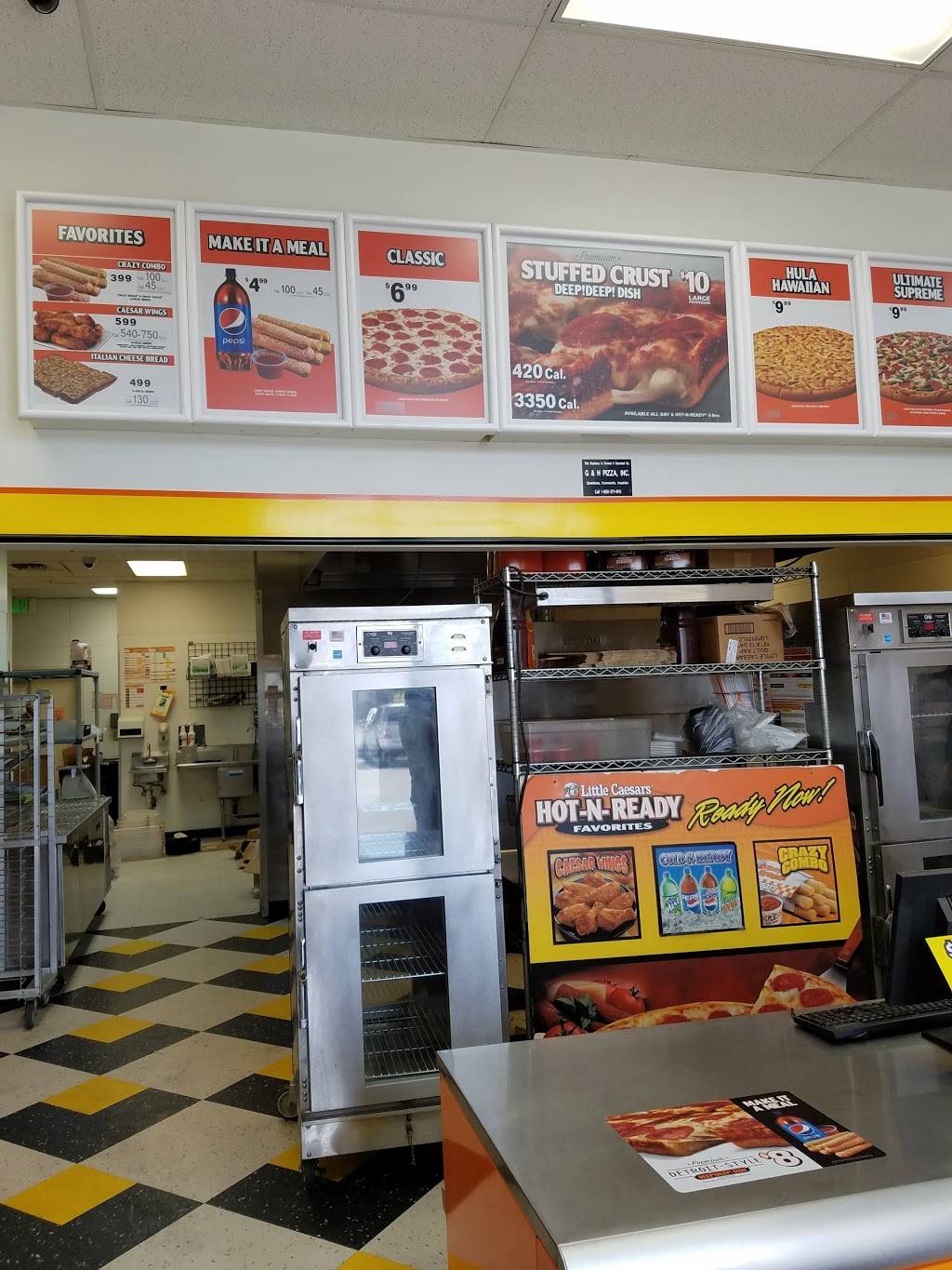Little Caesars Pizza | meal takeaway | 166 E Whitmore Ave, Modesto, CA 95358, USA | 2095387444 OR +1 209-538-7444