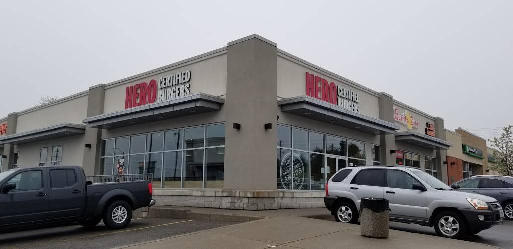 Hero Certified Burgers | restaurant | 5261 Highway #7 East, Unit B103, Markham, ON L3P 1B8, Canada | 9052948989 OR +1 905-294-8989