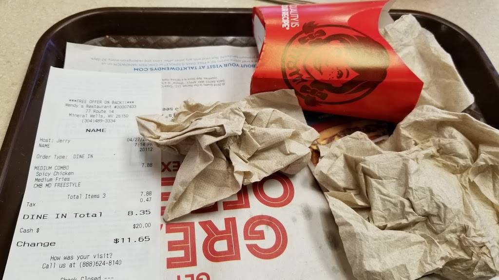 Wendys | restaurant | 84 Elizabeth Pike, Mineral Wells, WV 26150, USA | 3044893334 OR +1 304-489-3334
