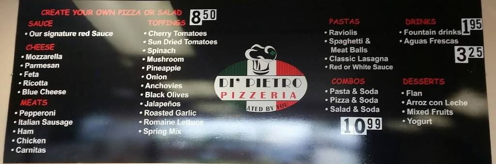 Di Pietro Pizzeria | restaurant | 6303 Atlantic Ave, Bell, CA 90201, USA | 3234767867 OR +1 323-476-7867