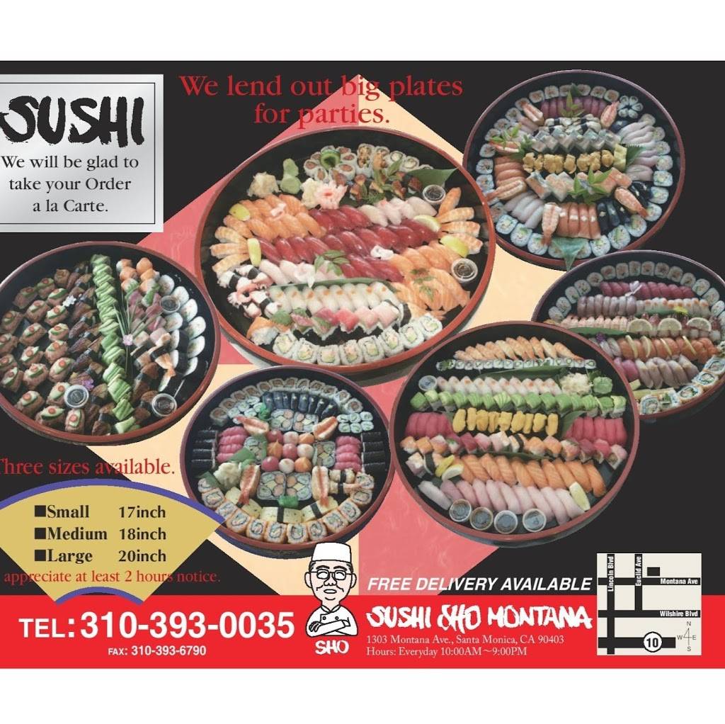 Sushi Sho | restaurant | 1303 Montana Ave, Santa Monica, CA 90403, USA | 3103930035 OR +1 310-393-0035