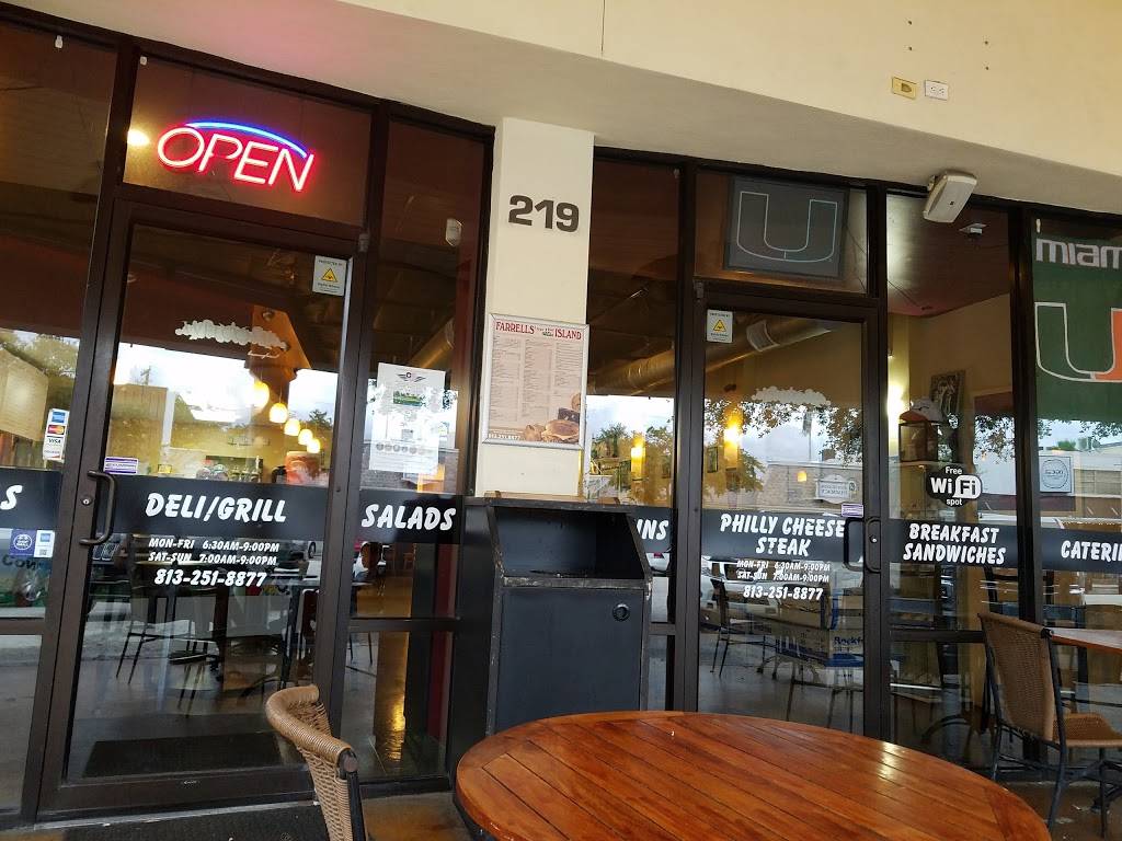 Farrells on the Island | cafe | 221 E Davis Blvd, Tampa, FL 33606, USA | 8132518877 OR +1 813-251-8877