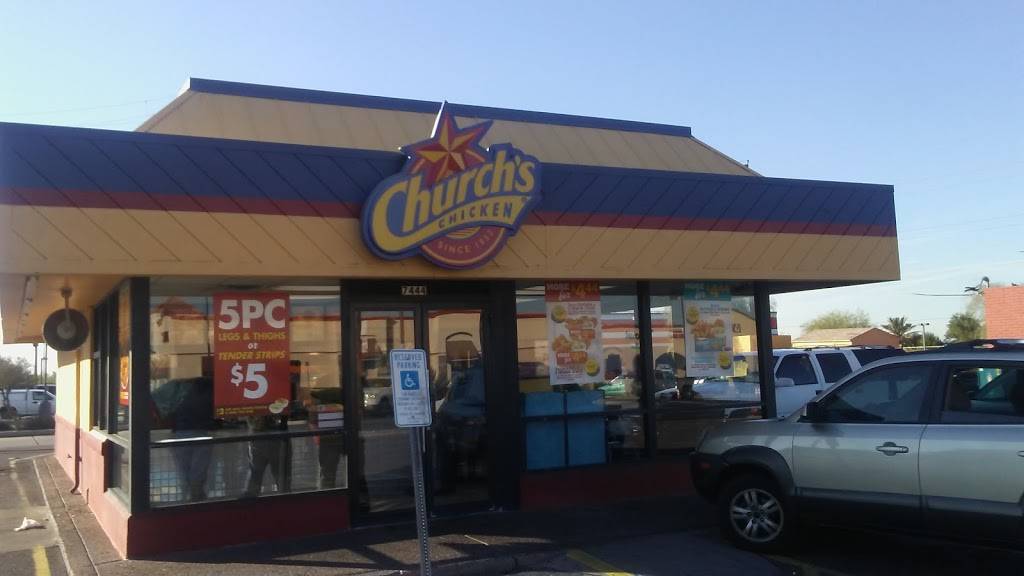 Churchs Chicken | restaurant | 7444 S Central Ave, Phoenix, AZ 85040, USA | 6022763365 OR +1 602-276-3365