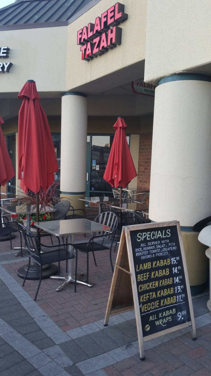 Falafel Tazah | restaurant | 256 Redwood Shores Pkwy, Redwood City, CA 94065, USA | 6506229983 OR +1 650-622-9983