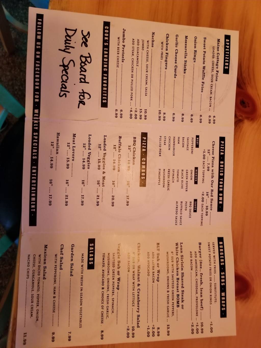 Cooks Landing Bar and Grille | restaurant | 623 Boothbay Rd, Edgecomb, ME 04556, USA | 2078828300 OR +1 207-882-8300