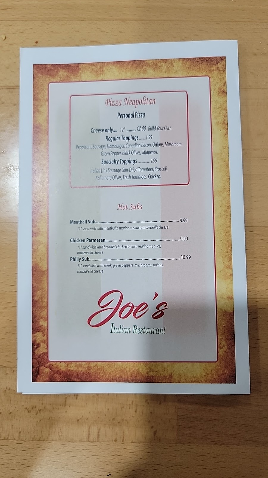 Joes Italian Restaurant | restaurant | 1414 Palacios St, El Campo, TX 77437, USA | 9794758177 OR +1 979-475-8177