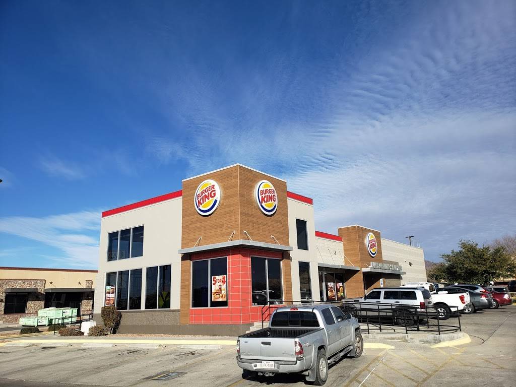 Burger King | restaurant | 5640 Desert Blvd N, El Paso, TX 79912, USA | 9155852995 OR +1 915-585-2995