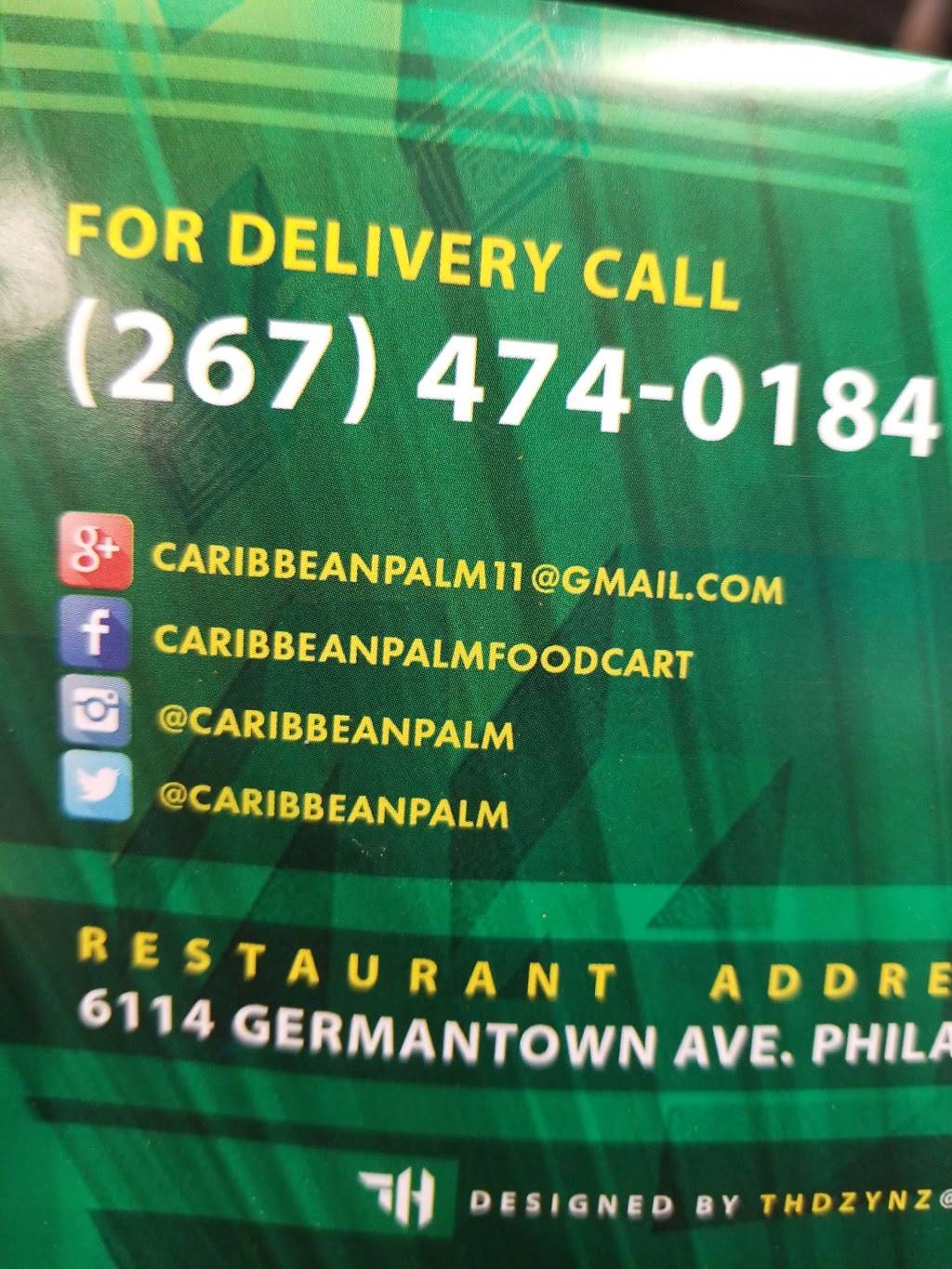 Caribbean Palm | restaurant | 6114 Germantown Ave, Philadelphia, PA 19144, USA | 2674740184 OR +1 267-474-0184
