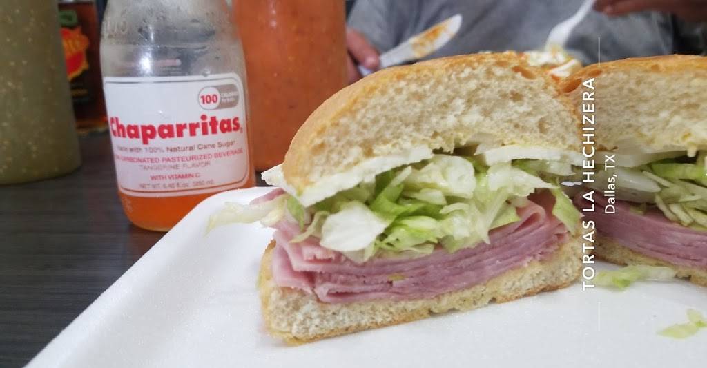Tortas La Hechizera | restaurant | 13531 Montfort Dr #127, Dallas, TX 75240, USA | 9729808021 OR +1 972-980-8021