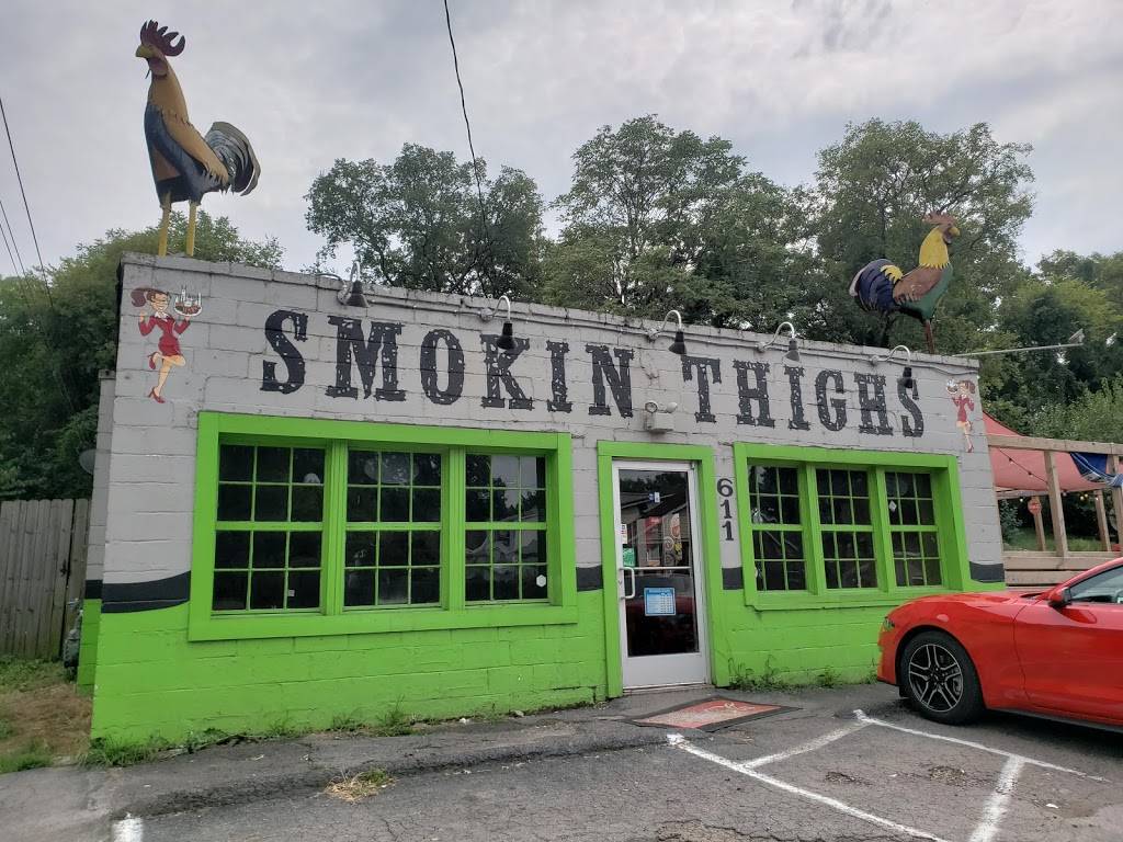 Smokin Thighs | restaurant | 611 Wedgewood Ave, Nashville, TN 37203, USA | 6156012582 OR +1 615-601-2582