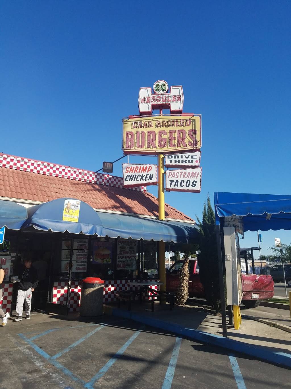 Hercules Burgers | restaurant | 2825 E Imperial Hwy, Lynwood, CA 90262, USA | 3106353641 OR +1 310-635-3641