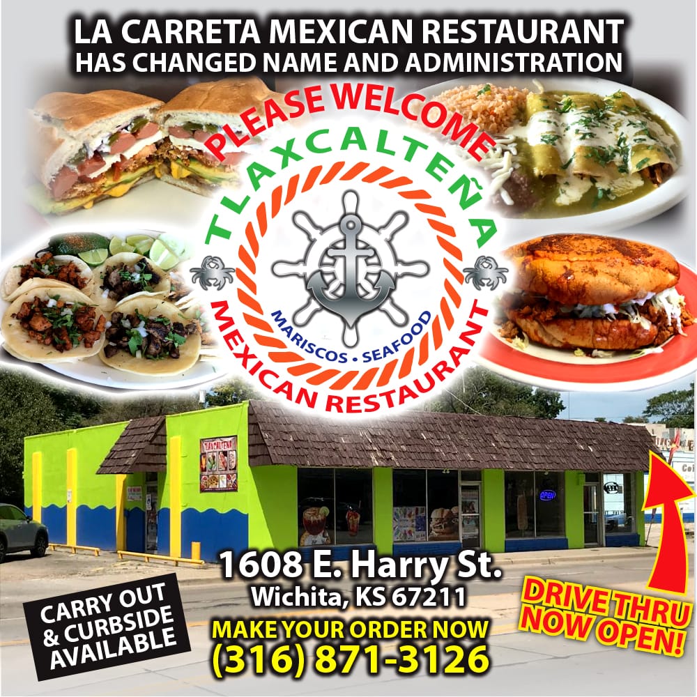 Tlaxcalteña Mexican Restaurant | restaurant | 1608 E Harry St, Wichita, KS 67211, USA | 3168672680 OR +1 316-867-2680