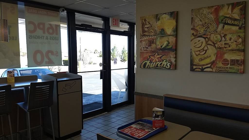 Churchs Chicken | restaurant | 3395 N Yarbrough Dr, El Paso, TX 79925, USA | 9155931023 OR +1 915-593-1023