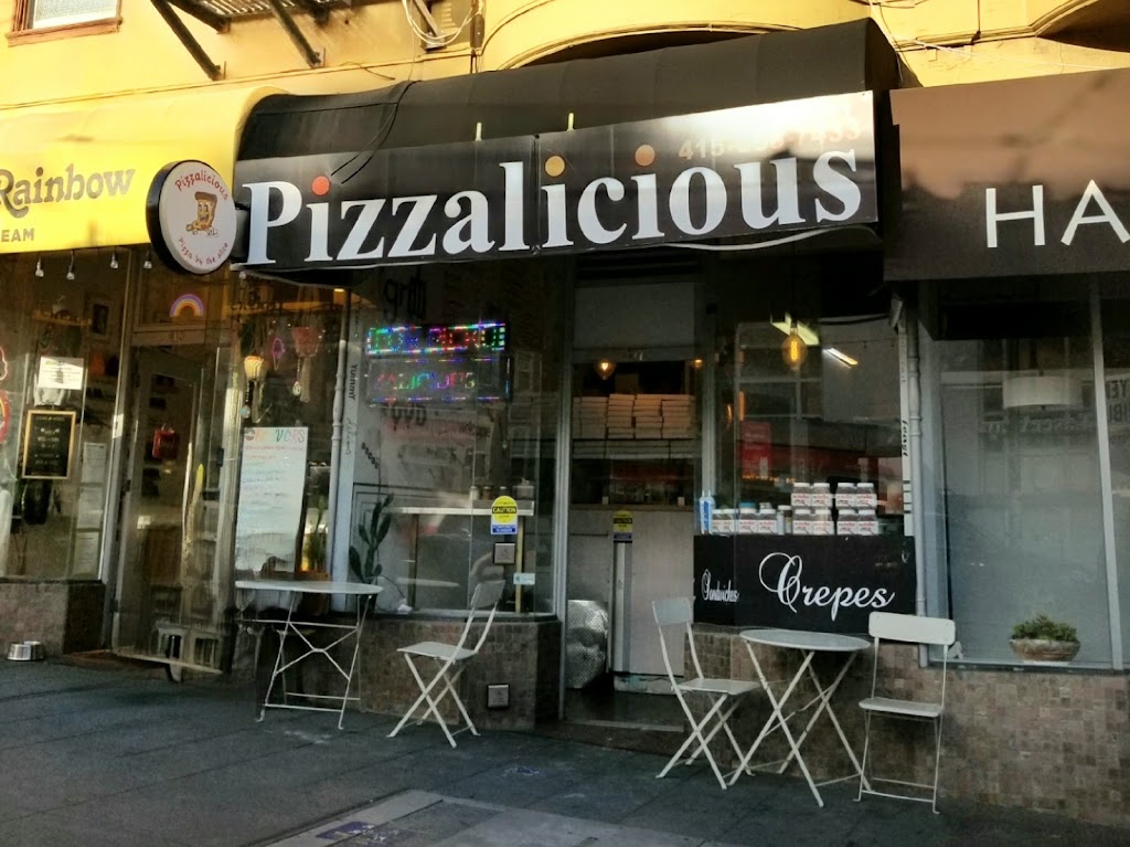 Pizzalicious | restaurant | 417 Castro St, San Francisco, CA 94114, USA | 4156587433 OR +1 415-658-7433
