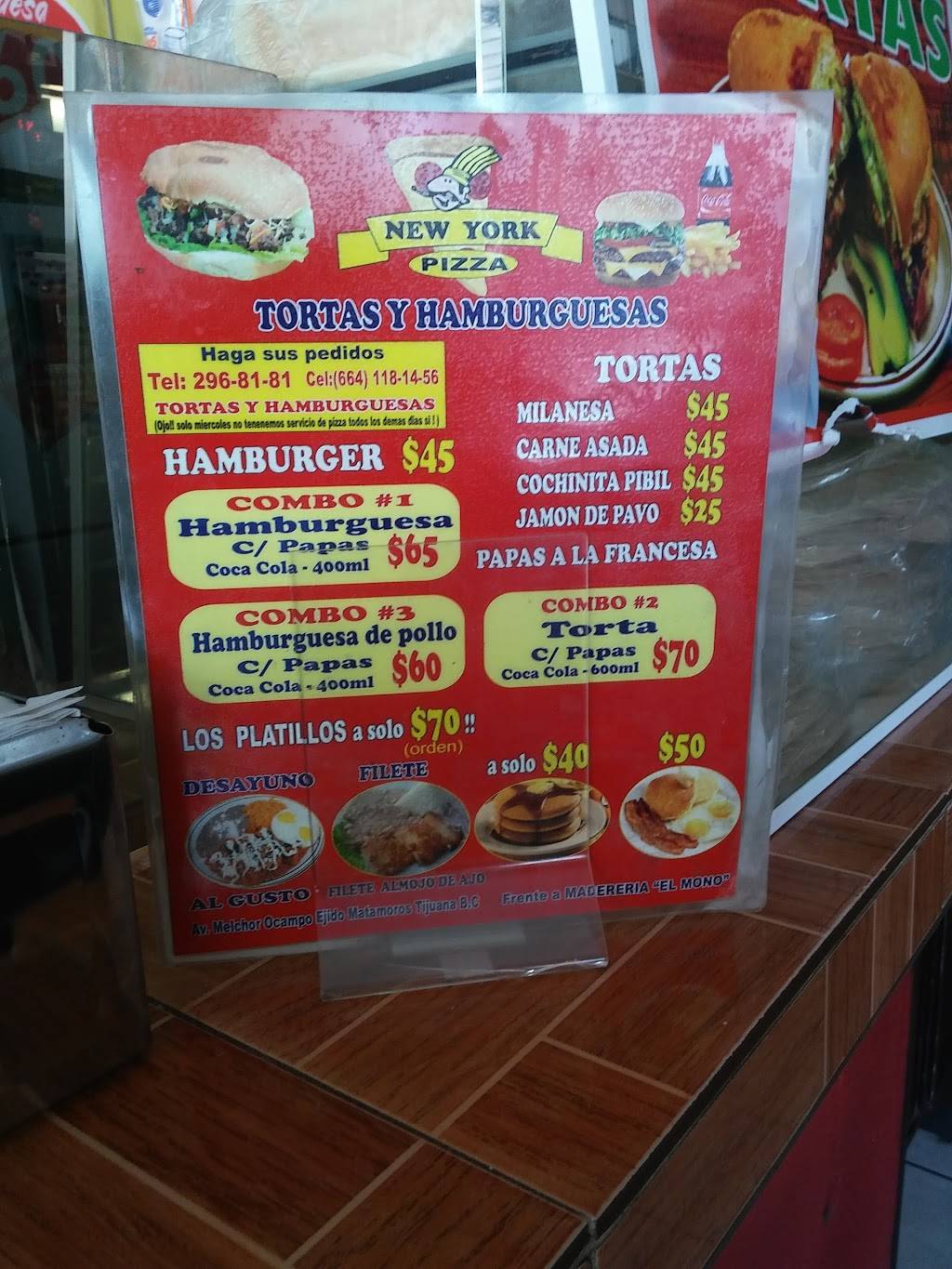 New York Pizza | restaurant | Av. Melchor Ocampo 453, Pobladoejido Matamoros, 22204 Tijuana, B.C., Mexico | 016642968181 OR +52 664 296 8181