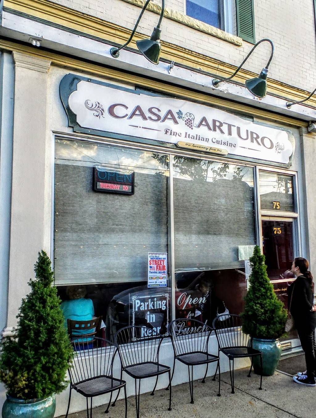 Casa Arturo Bistro | restaurant | 75 Main St, Little Falls, NJ 07424, USA | 9738378282 OR +1 973-837-8282