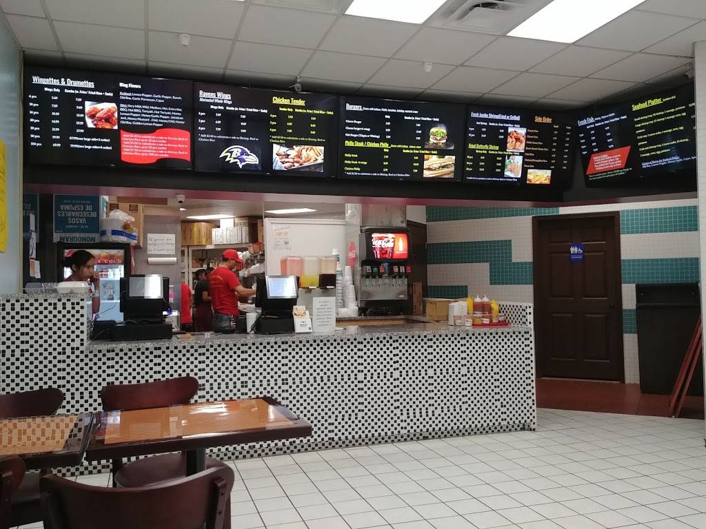 This Is Wings & Seafood | restaurant | 1204 Reisterstown Rd, Pikesville, MD 21208, USA | 4435013180 OR +1 443-501-3180