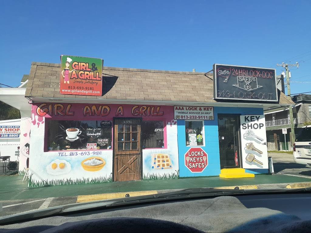Girl And A Grill | restaurant | 4330 N Nebraska Ave, Tampa, FL 33603, USA | 8136939181 OR +1 813-693-9181