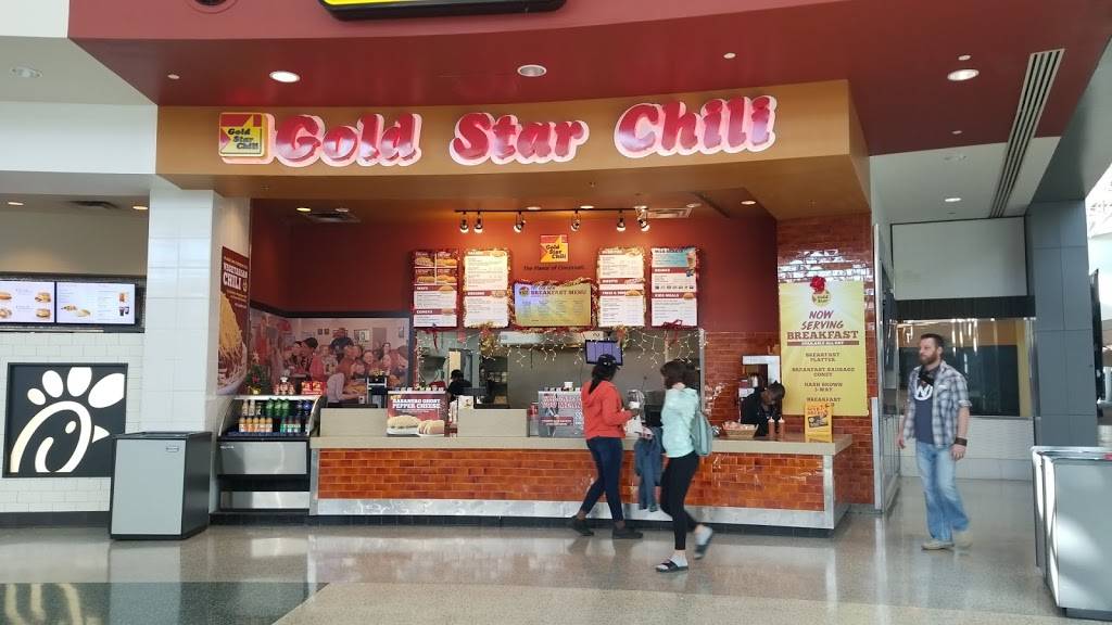 Gold Star Chili | restaurant | Cincinnati/Northern Kentucky International Airport, Delta Terminal 3, Concourse, Hebron, KY 41048, USA | 8597675612 OR +1 859-767-5612