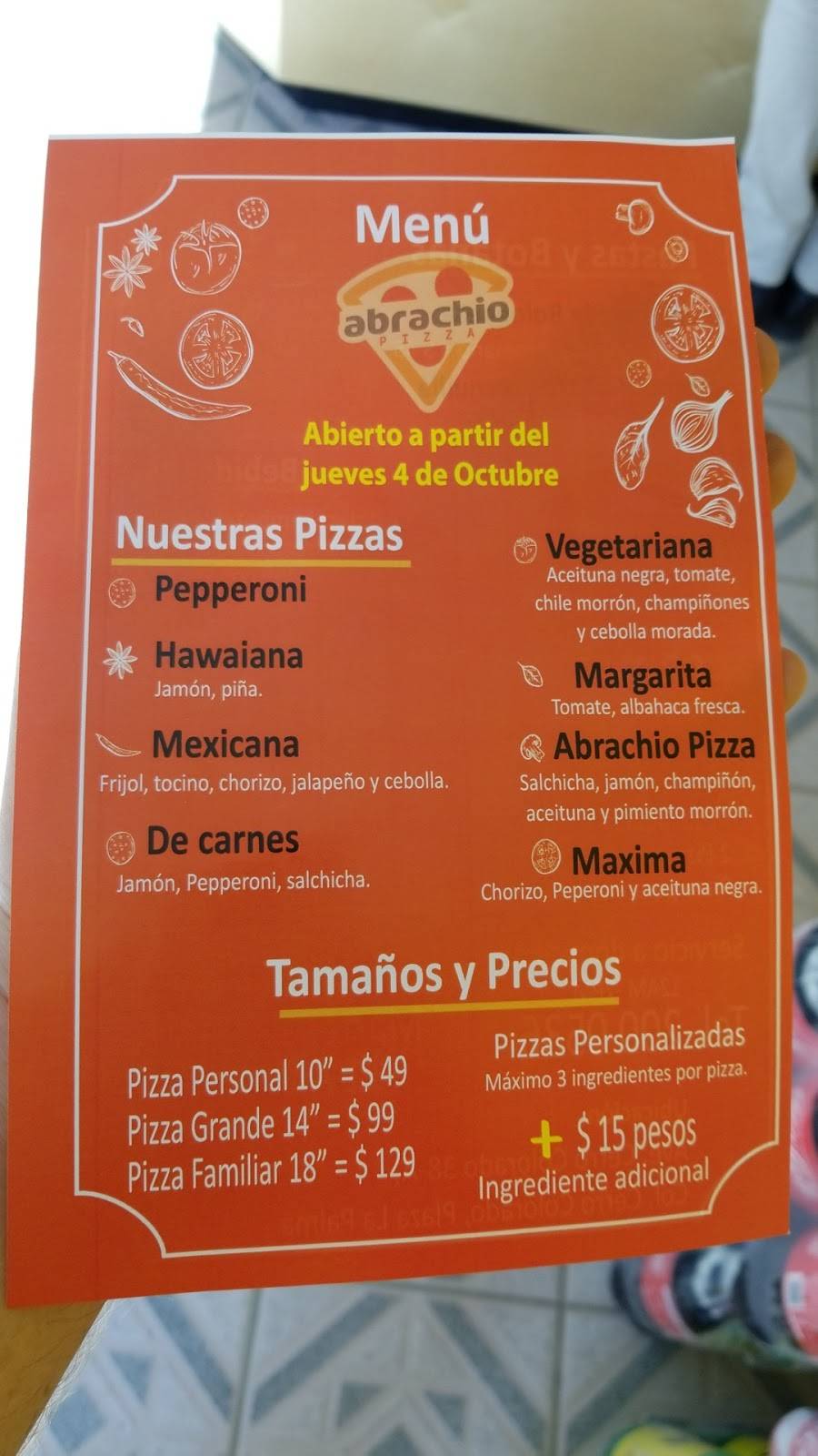 Abrachio Pizza | restaurant | Cerro Colorado 38-A, Cerro Colorado 2da Secion, 22223 Tijuana, B.C., Mexico | 016642000536 OR +52 664 200 0536