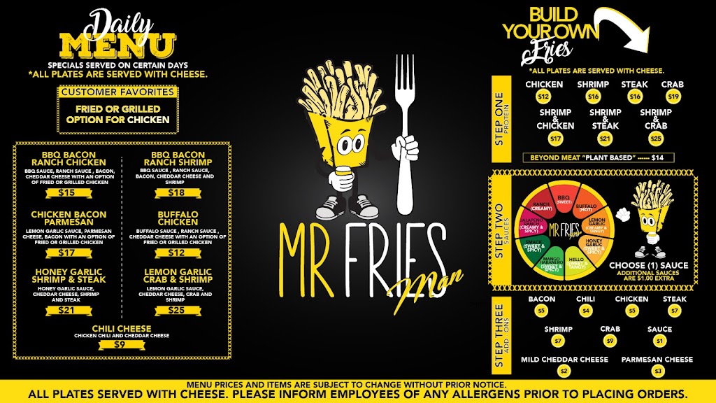 Mr Fries Man Ontario | restaurant | 111 N Vineyard Ave Suite B, Ontario, CA 91764, USA | 9094437638 OR +1 909-443-7638