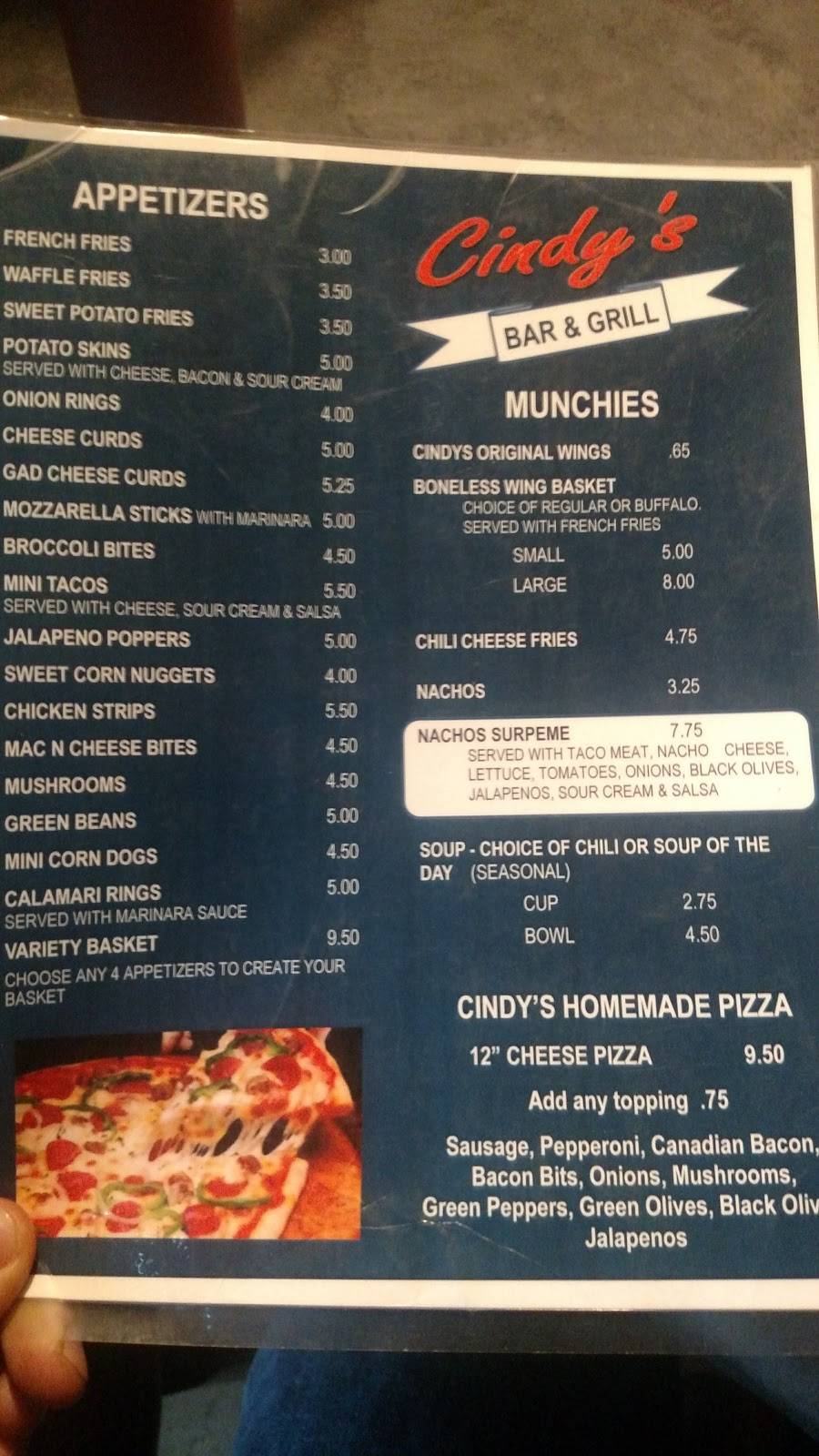 Cindys Bar and Grill | restaurant | 7958 WI-64, Medford, WI 54451, USA | 7157484474 OR +1 715-748-4474