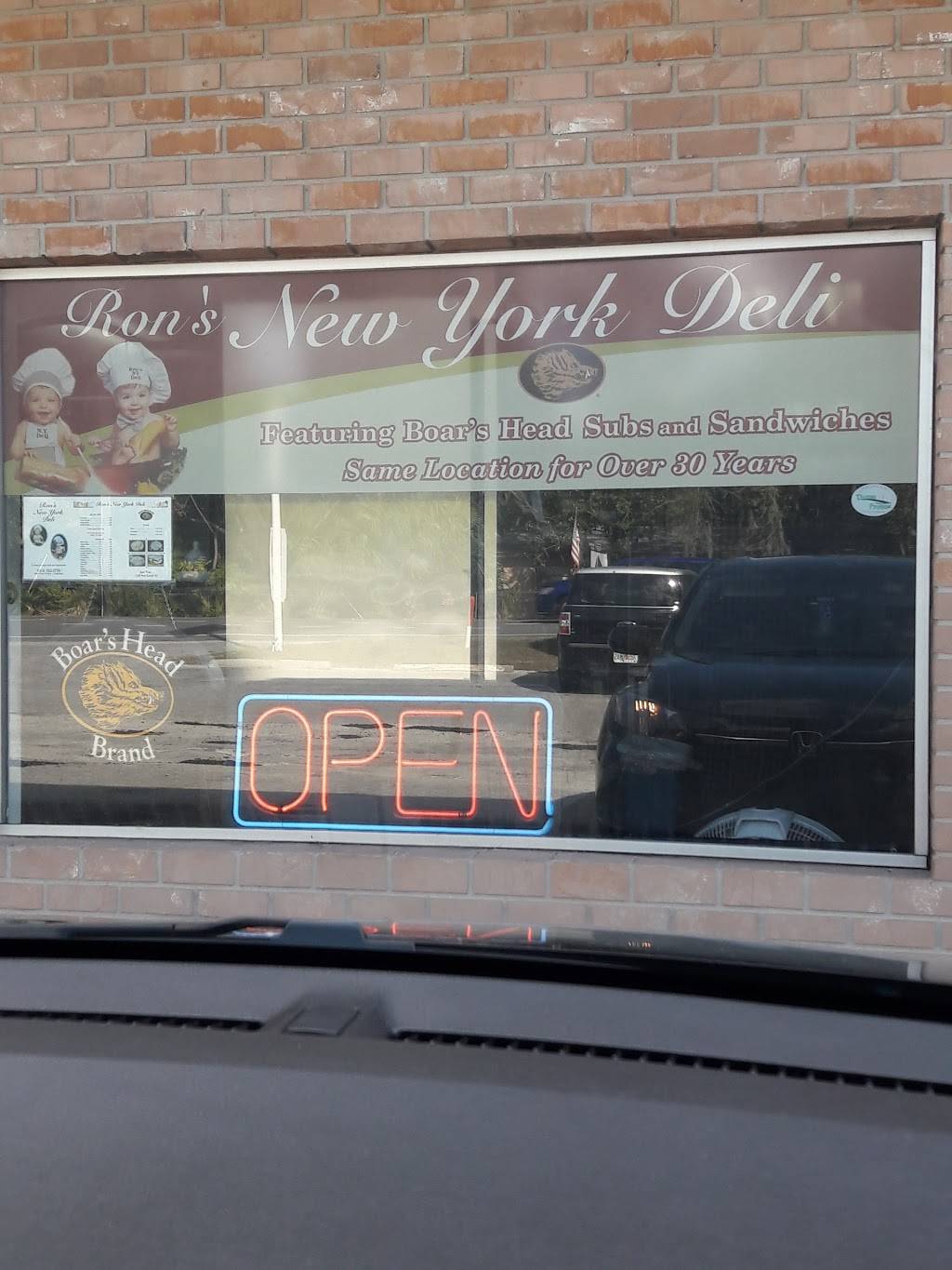 Rons New York Deli | meal takeaway | 36946 FL-54, Zephyrhills, FL 33541, USA | 8137822778 OR +1 813-782-2778