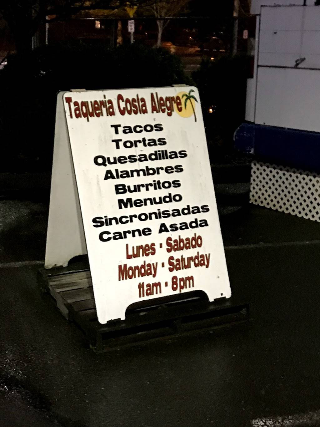 Taqueria Costa Alegre | restaurant | 5235-5245 S Henderson St, Seattle, WA 98118, USA | 2069489068 OR +1 206-948-9068