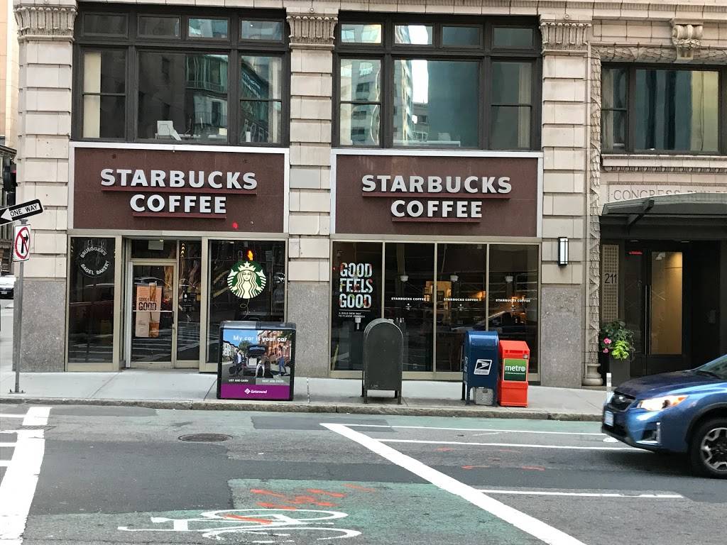 Starbucks | cafe | 211 Congress St, Boston, MA 02110, USA | 6175424439 OR +1 617-542-4439