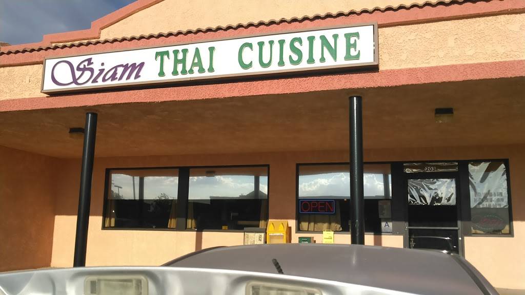Siam Thai Cuisine | restaurant | 18564 Outer Hwy 18 N Ste 203, Apple Valley, CA 92307, USA | 7602425093 OR +1 760-242-5093