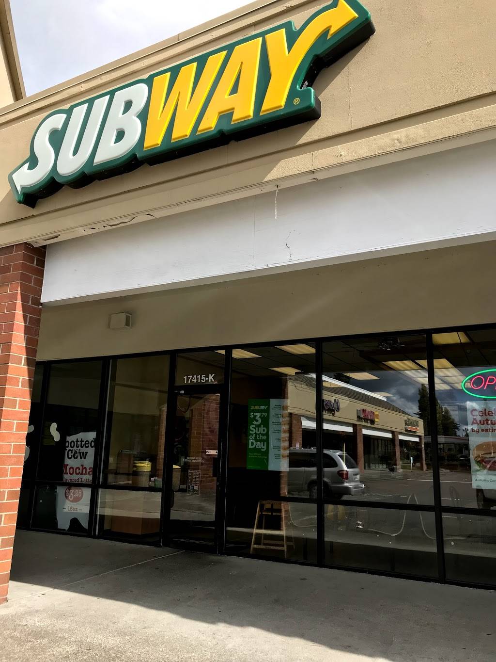 Subway | meal takeaway | 17415 Pacific Ave S Suite K, Spanaway, WA 98387, USA | 2535351758 OR +1 253-535-1758